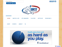 Tablet Screenshot of irt-tour.com